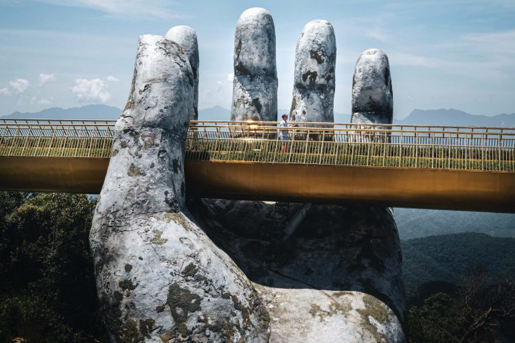 Golden Bridge, Bà Nà Hills, Da Nang, Vietnam, October 2020 (Jet De La Cruz)